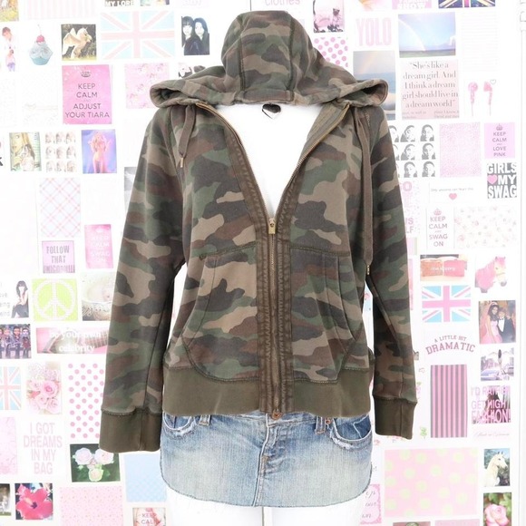 Tops - y2k zip hoodie french terry size XL